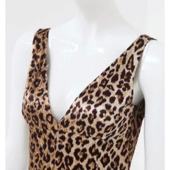 Dolce & Gabbana Leopard Mini Dress - Picture 4 of 7